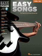 easy songs bass play along volume 34 book online audio