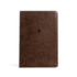 CSB Personal Size Giant Print Bible, Brown, Indexed