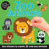 First Sticker Art: Zoo Animals: Color By Stickers for Kids, Make 20 Animal Pictures! (Independent Activity Book for Ages 3+)