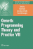 Genetic Programming Theory and Practice VII
