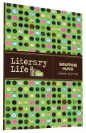 literary life wrapping paper 12 sheets 24 gift tags