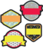 Carson Dellosa? Aim High Badges Mini Colorful Cut-Outs, Classroom Dcor, 35 Pieces