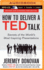 How to Deliver a Ted Talk