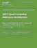 NIST Special Publication 500-292 NIST Cloud Computing Reference Architecture