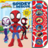 Marvel Spider-Man-Spidey and His Amazing Friends-Spidey to the Rescue-Touch & Feel Textured Sound Pad for Tactile Play-Pi Kids