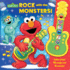Sesame Street Elmo, Big Bird, Cookie Monster, and More! -Rock With the Monsters! -Board Book With Interactive Sound Toy Guitar-Includes Theme Song-Pi Kids