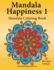 Mandala Happiness 1, Mandala Coloring Book