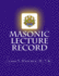 Masonic Lecture Record