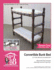 Convertible Bunk Bed: Intermediate-Level Pvc Project for 18-Inch Dolls (Aptone8 Pvc Project Patterns By Matilda Jo Originals)