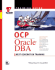 Ocp Training Guide: Oracle Dba (Training Guides (New Riders))