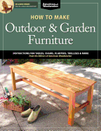 how to make outdoor and garden furniture instructions for tables chairs pla