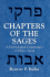 Chapters of the Sages: a Psychological Commentary on Pirkey Avoth