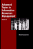 Advanced Topics in Information Resources Management (3)
