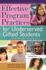 Effective Program Practices for Underserved Gifted Students: a Cec-Tag Educational Resource
