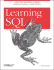 Learning Sql