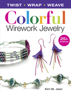 colorful wirework jewelry twist wrap weave