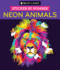 Brain Games-Sticker By Number: Neon Animals