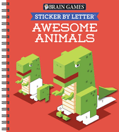 brain games sticker by letter awesome animals