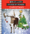 Brain Games-Sticker By Number: Christmas (28 Images to Sticker-Reindeer Cover): Volume 1