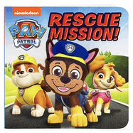 paw patrol rescue mission chase finger puppet childrens board book