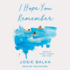 I Hope You Remember: Poems on Loving, Longing, and Living