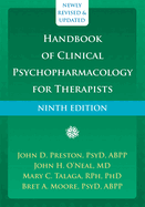 handbook of clinical psychopharmacology for therapists