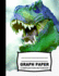Graph Paper Composition Notebook: Beautiful Jurassic Age 8.5 X 11 Inch Quad Ruled 4 X 4 Square Grid Journal Four Squares Per Inch Graphing Paper, ...-Roaring T Rex Dinosaur Colorful Notebook