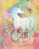 Chloe: Colorful Rainbow Unicorn-100 Pages 8"X10" Girl's Composition Wide Ruled Notebook