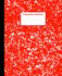 Composition Notebook: Red, College Ruled, 110 Pages-Stylish Classic Marble Composition Journal Notebook for Home Work Office Business Ideas Writing and School (7.5 X 9.25 in)