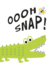 Oooh Snap! : Cute Crocodile & Bug Notebook for Kids (8.5x11 College Ruled) (School Notebooks)