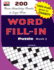 Word Fill-in Puzzle Book 2 (200 Cleverly Crafted Word Fill-in Puzzles)