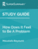Study Guide: How Does It Feel to Be a Problem By Moustafa Bayoumi (Supersummary)
