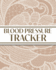XL Large Print 1-Year Blood Pressure Tracker (Beige Lace): 8"x10" 52+ Extra Weeks Large Daily Blood Pressure Logbook Tracker Complete with Monthly Trend Graphs (5 Weeks a Month); Perfect for Seniors with its 16 pt Font!