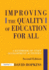 Improving the Quality of Education for All: a Handbook of Staff Development Activities