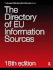 The Directory of Eu Information Sources