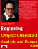Beginning Object-Oriented Analysis and Design: With C++