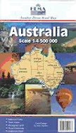 Australia Large Road Map 1: 4, 500, 000 Hema 2011 Hema