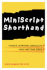 Miniscript Shorthand