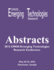 Abstracts: 2015 CMOS Emerging Technologies Research Conference