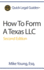 How To Form A Texas LLC