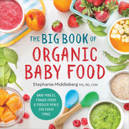 big book of organic baby food baby purees finger foods and toddler meals fo