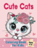 Cute Cats Coloring Book for Kids Ages 4-8: Adorable Cartoon Cats, Kittens & Caticorns