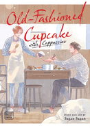 old fashioned cupcake with cappuccino