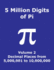 5 Million Digits of Pi-Volume 2-Decimal Places From 5, 000, 001 to 10, 000, 000: 2nd 5000000 Decimal Places; 8000 Digits on Page; Digit Counter on...Column Index; Pi Day (Pi-5 Million Digits)