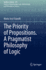 The Priority of Propositions. a Pragmatist Philosophy of Logic (Synthese Library, 475)