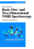 Basic One-and Two-Dimensional Nmr Spectroscpoy, 3rd Revised Edition