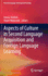 Aspects of Culture in Second Language Acquisition and Foreign Language Learning