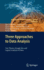 Three Approaches to Data Analysis: Test Theory, Rough Sets and Logical Analysis of Data