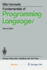 Fundamentals of Programming Languages (Computer Software Engineering Series)
