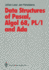 Data Structures of Pascal, Algol 68, Pl/1 and Ada